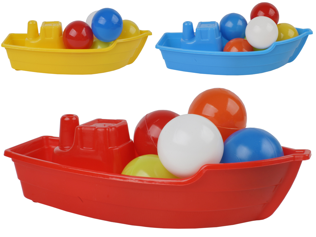 Кораблик з кульками у сітці. Kinderway KW-01-117