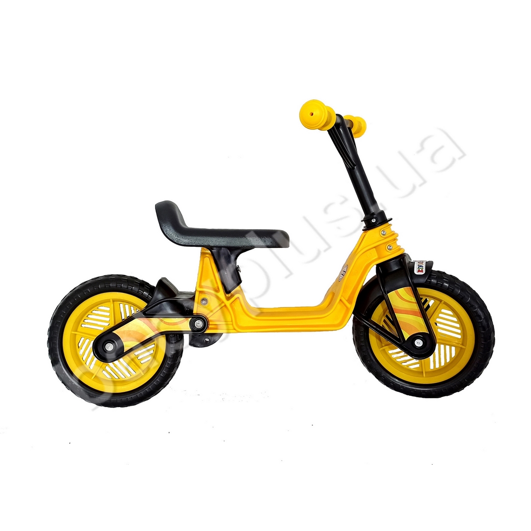 Беговел дитячий жовтий Cosmo bike. Kinderway KW-11-014 ЖЕЛ