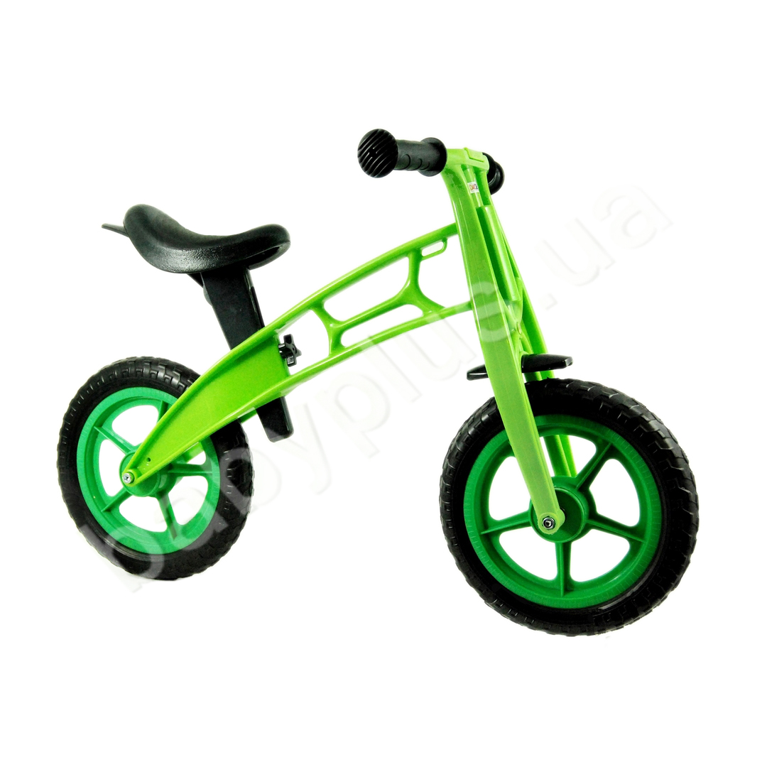Беговел дитячий зелений Cross bike. Kinderway KW-11-016 ЗЄЛ