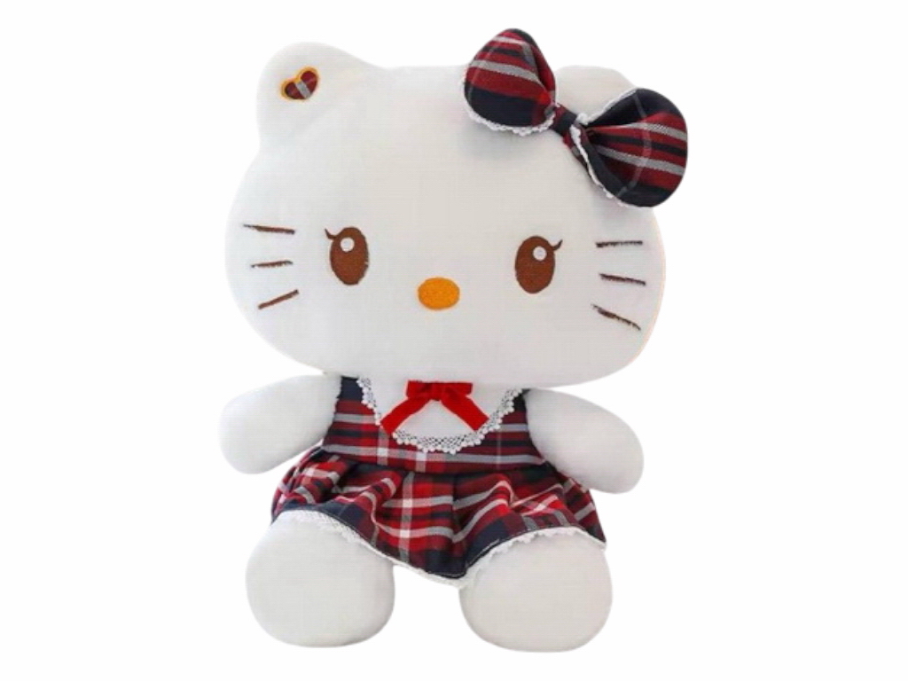 Мягкая игрушка Китти, 27 см, в платье с бантом, Hello Kitty