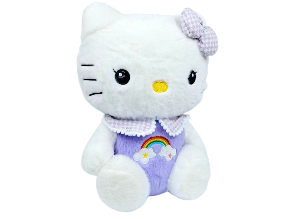 Мягкая игрушка Кошечка в сиреневом комбинезоне, 30 см, Сонечко