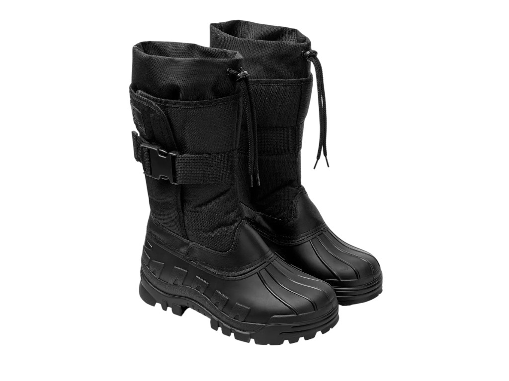 Сапоги мужские зимние OSCAR 07-1 L-7707-1-BK, 40 размер, на ремнях, черные, Litma