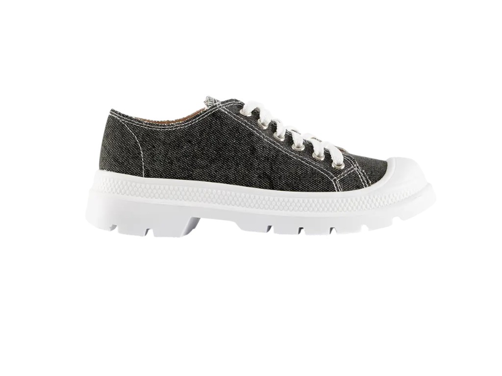 Кеды unisex текстильные OSTIN L-784Z-11-BW, 41 размер, вареные черные, Litma