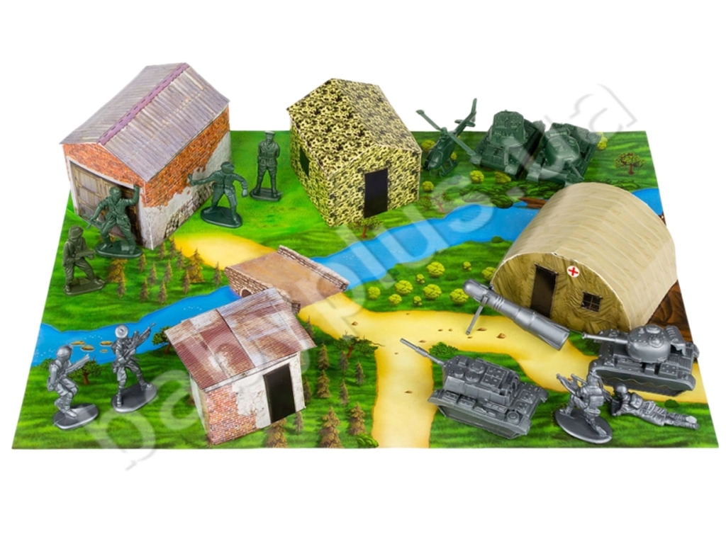 Детский набор солдатиков Военная база. Colorplast 1-050