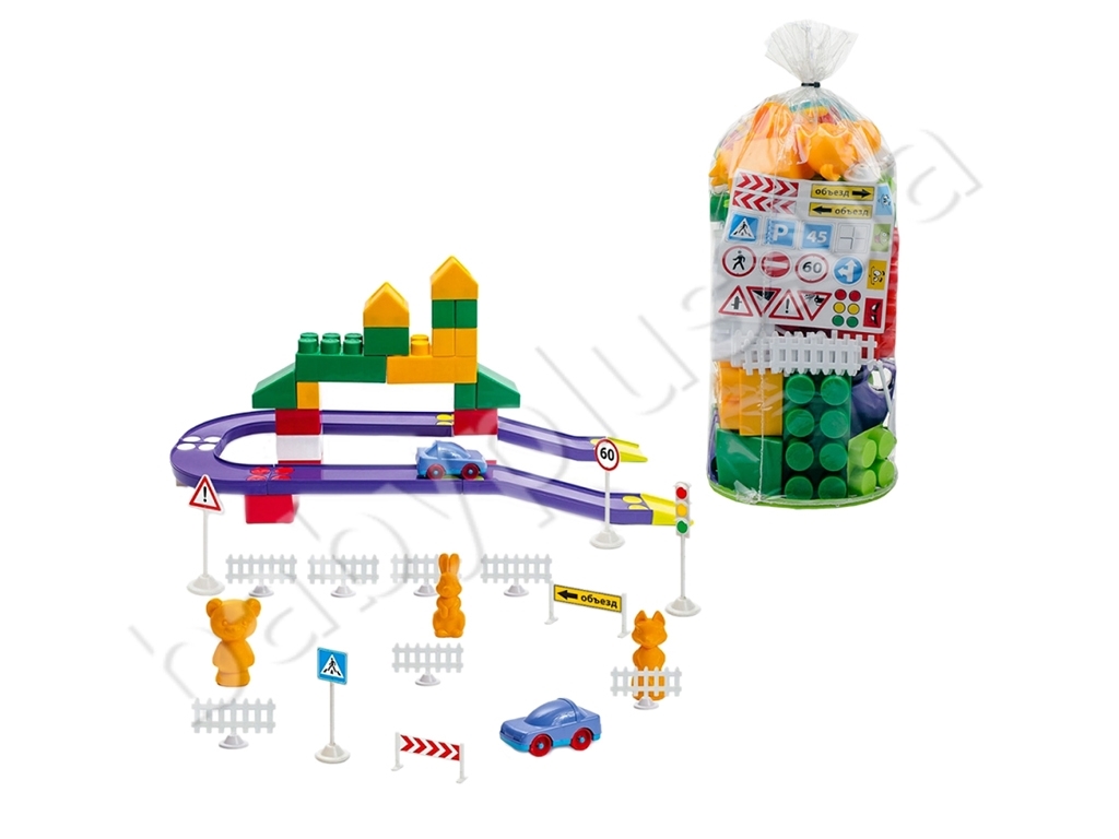 Конструктор Орион №2 70 деталей. Colorplast 1-212