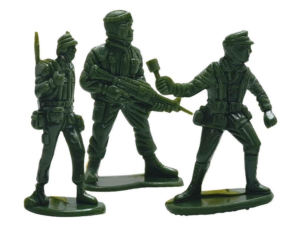 Військовий ігровий набір солдатиків Армія в рюкзаку Colorplast SSA-small