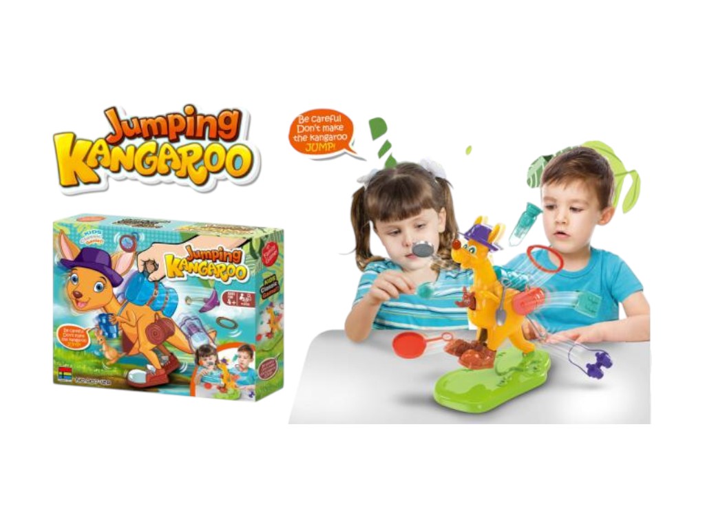 Настольная игра Прыгающий кенгуру, фигурка, аксессуары