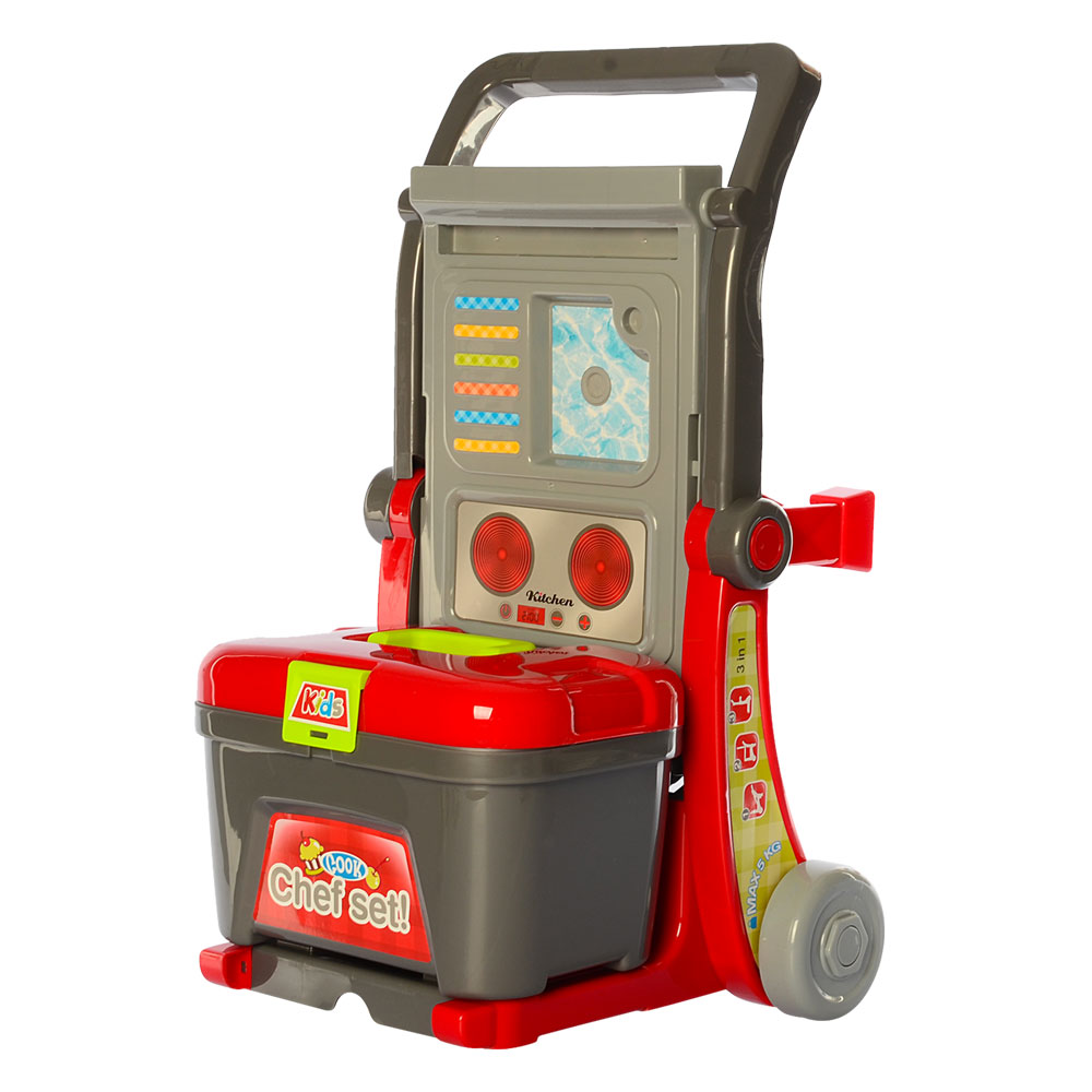 Кухня на колесах Kitchen Little Chef 3в1. 008-930
