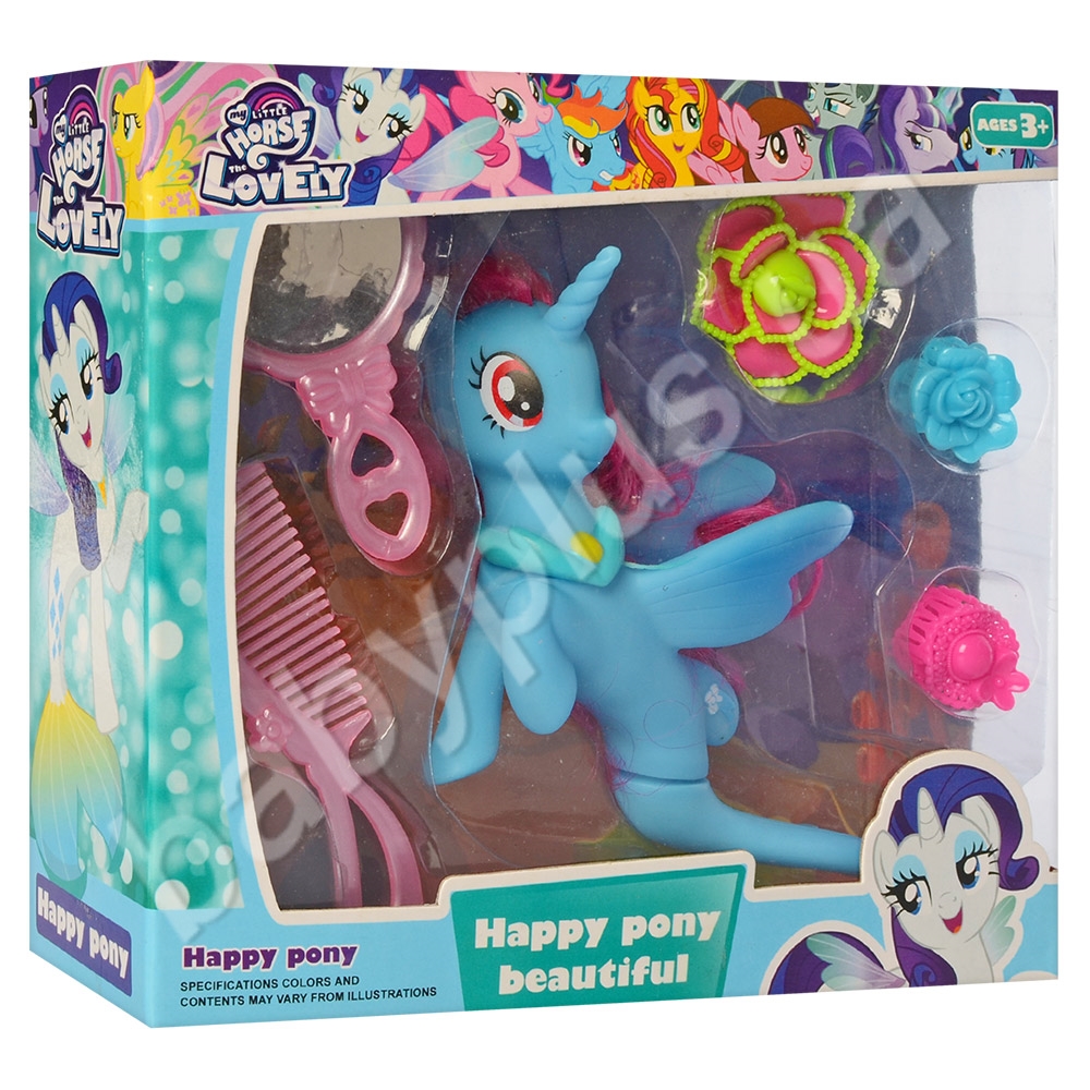 Лошадка единорог-русалка Little Pony. 059A-101-2-3-4-5-6-7-8