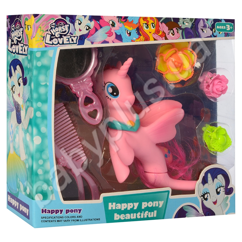 Лошадка единорог-русалка Little Pony. 059A-101-2-3-4-5-6-7-8