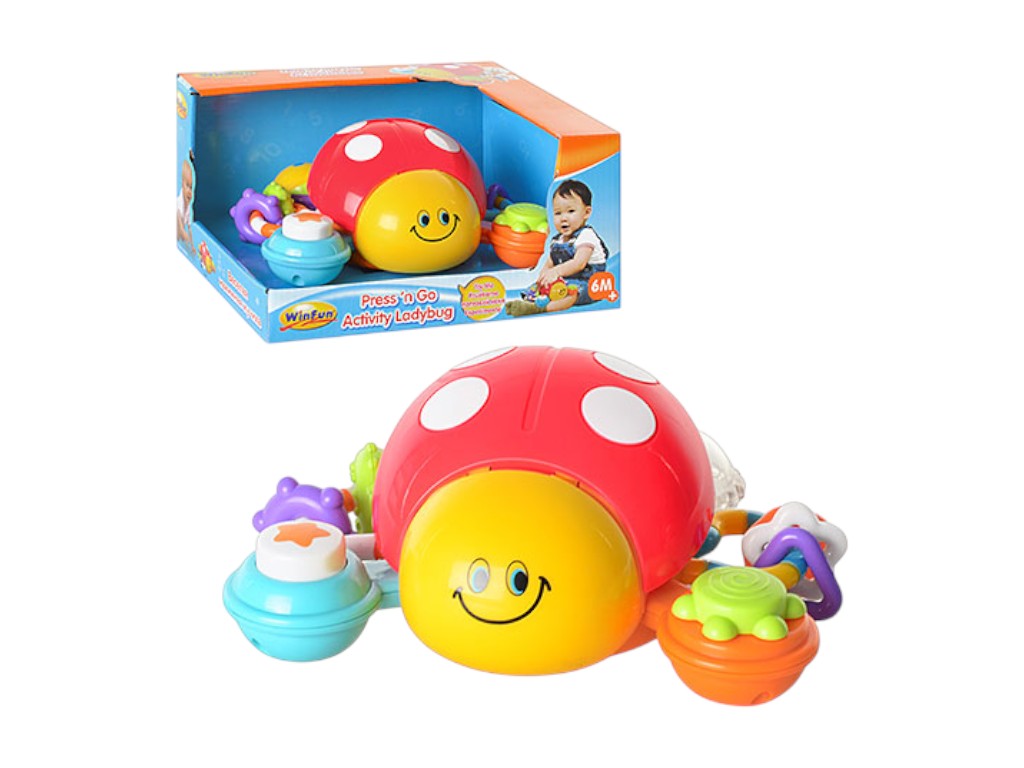 Игрушка Божья коровка, мелодии, подвижные элементы