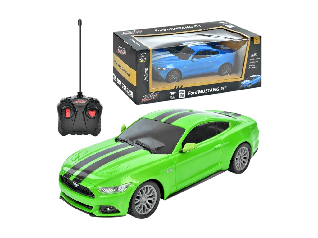 Машина на радиоуправлении Ford Mustang GT, 1:20, свет, резиновые колеса, 2 цвета