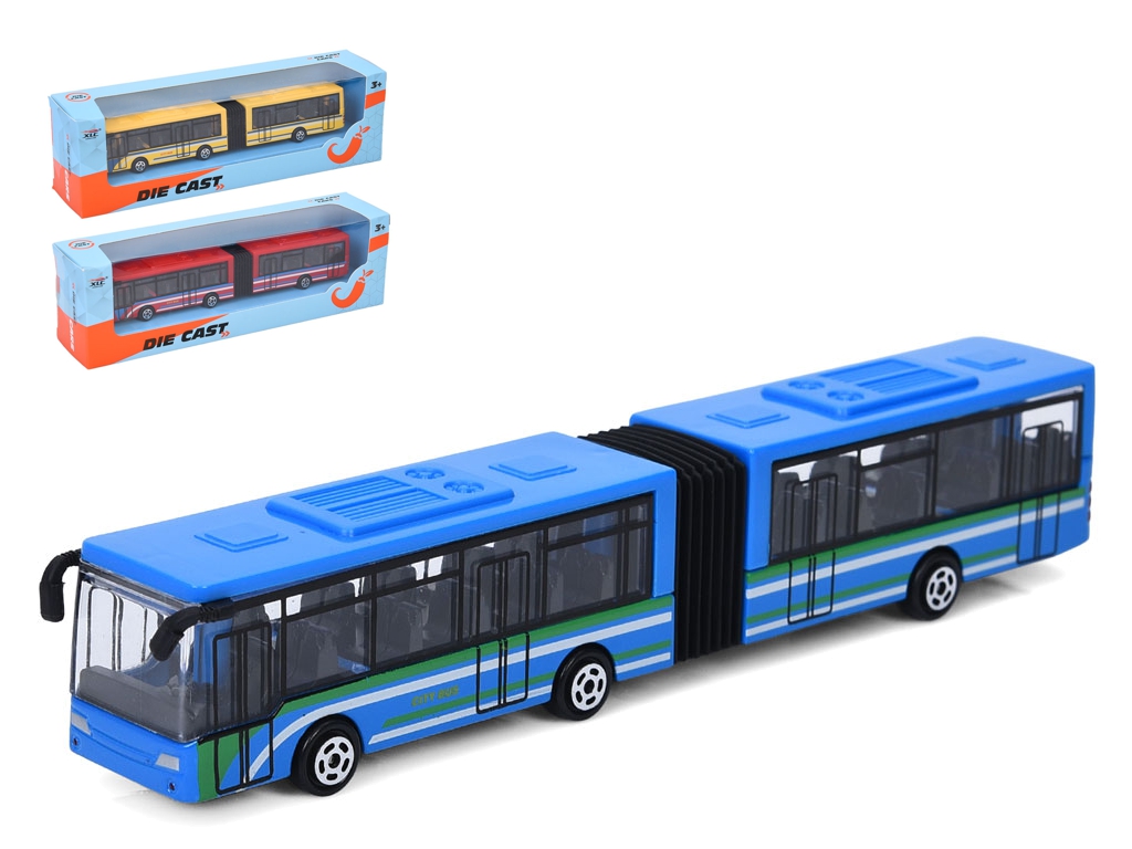 Игрушечный автобус-гармошка, 18,5 см, 3 цвета