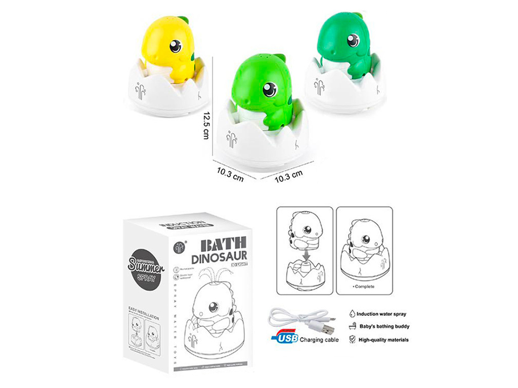 Игра для купания Динозавр 14 см. 129A
