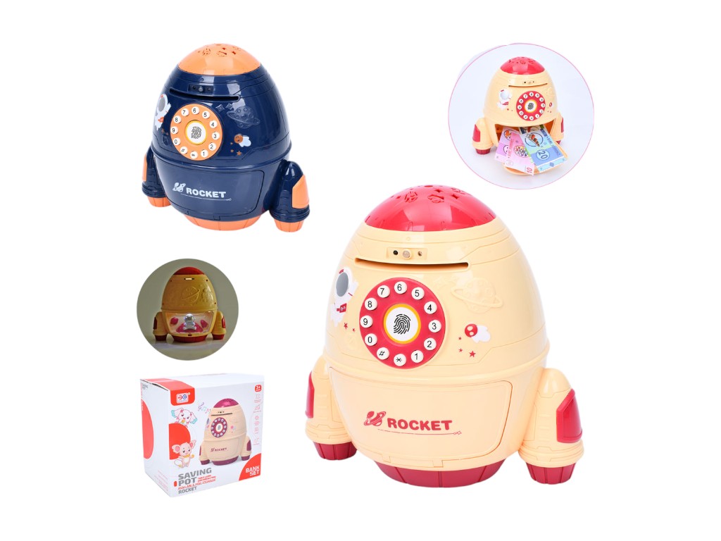 Сейф игровая ракета 133-9; 2 вида; (цена за 1шт)