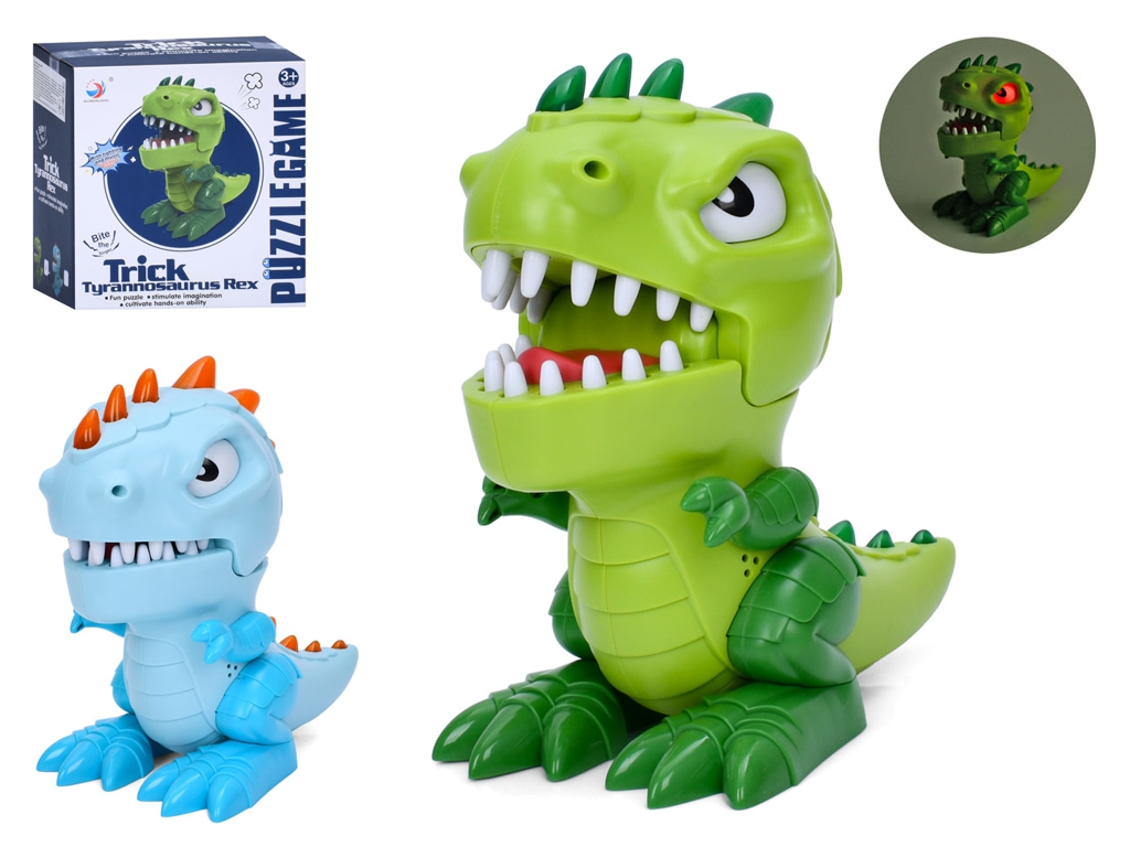 Интерактивный динозавр Tyrannosaurus Rex, 15 см, свет и звук, 2 цвета