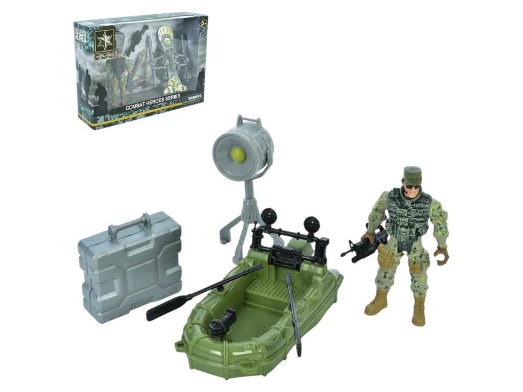 Военный набор – фигурка, оружие, транспорт, движущиеся детали, 2 вида