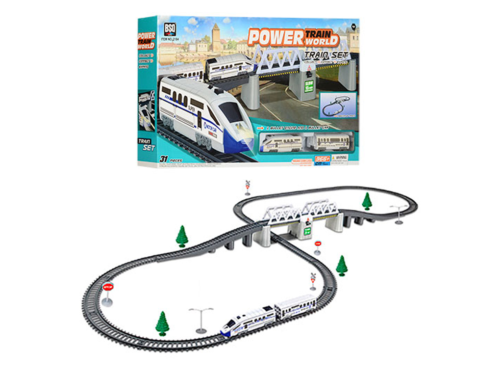 Залізниця зі світлом POWER Train World. 2184