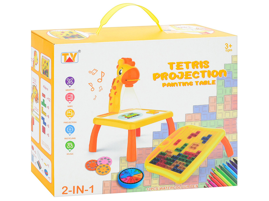Проектор-столик для малювання зі світлом і звуком A-Toys 2200-1-2; (ціна за 1шт)