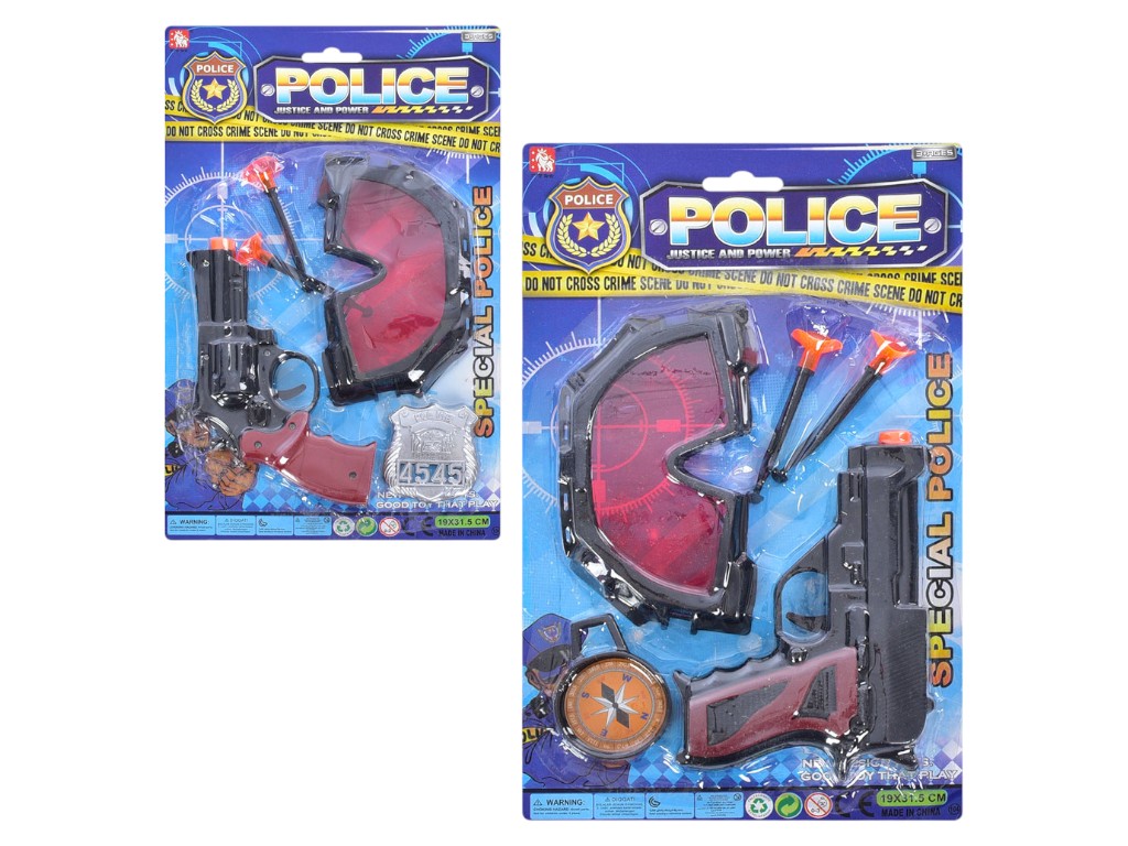 Набір зі зброєю 2323-16 Police, 2 види, (ціна за 1шт)