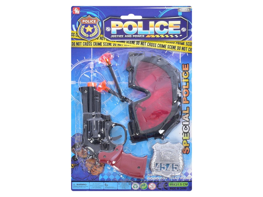 Набір зі зброєю 2323-16 Police, 2 види, (ціна за 1шт)