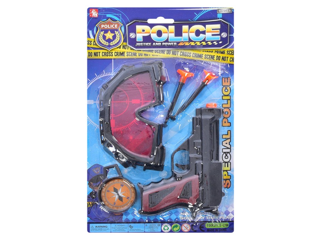 Набір зі зброєю 2323-16 Police, 2 види, (ціна за 1шт)