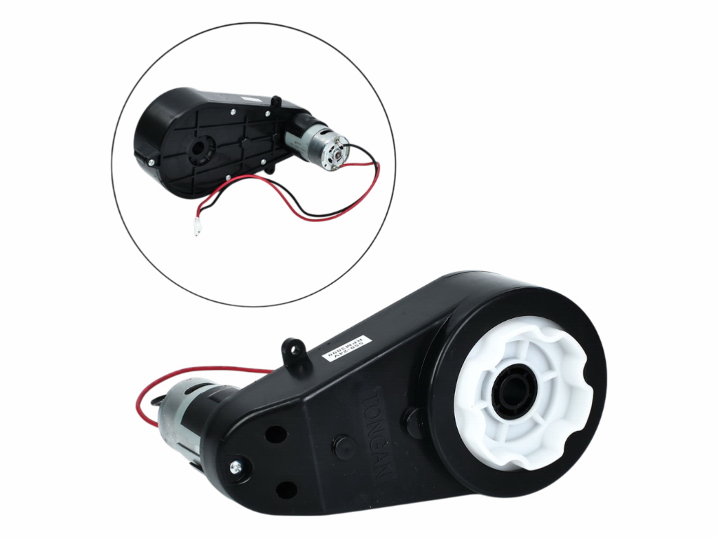 Рульовий редуктор 2566-ST GEAR до джипа 2566, 24V, RPM3000, отвір під вісь 12мм, довжина 19см