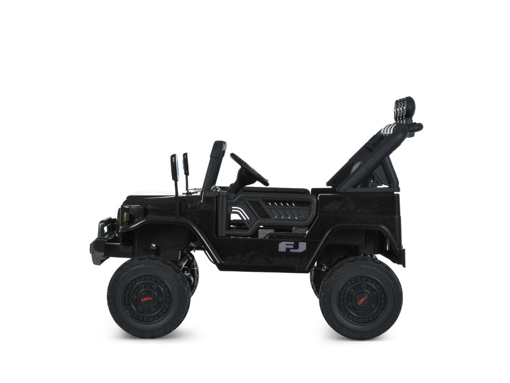 Детский электромобиль Джип Toyota 2566AEBLR-1(24V), 4 мотора35W, 1акум24V7AH, черный, Bambi Racer