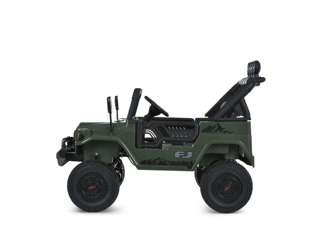 Детский электромобиль Джип Toyota 2566AEBLR-1(24V), 4 мотора35W, 1акум24V7AH, хаки, Bambi Racer