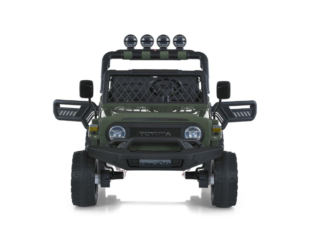 Детский электромобиль Джип Toyota 2566AEBLR-1(24V), 4 мотора35W, 1акум24V7AH, хаки, Bambi Racer
