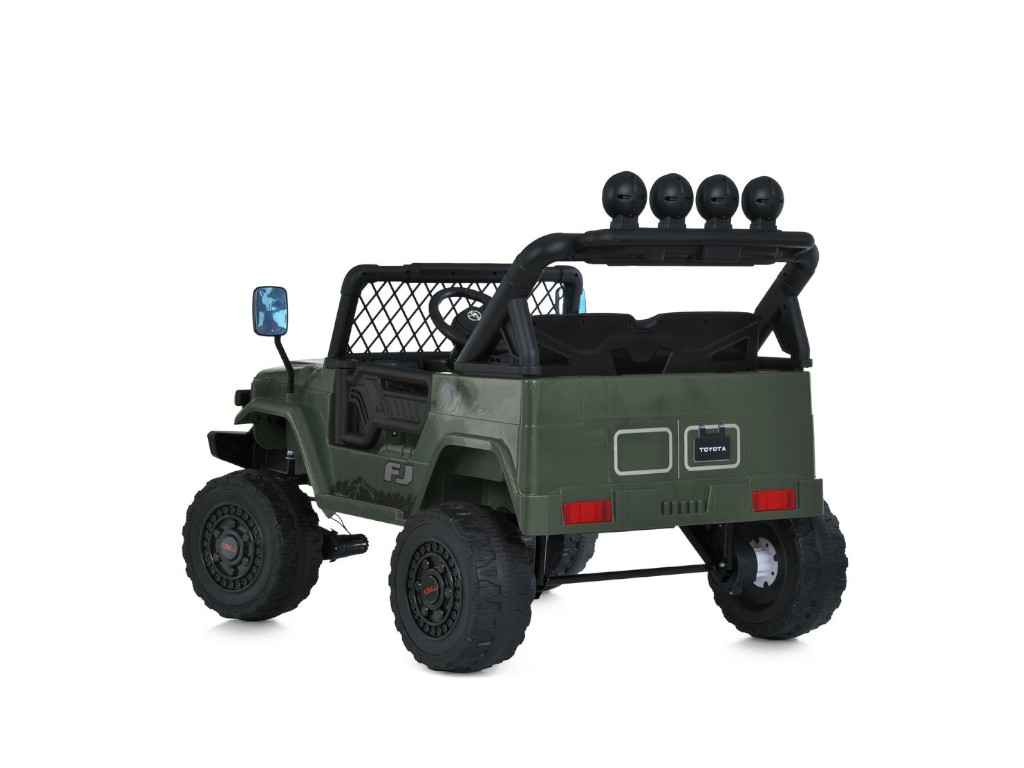 Детский электромобиль Джип Toyota 2566AEBLR-1(24V), 4 мотора35W, 1акум24V7AH, хаки, Bambi Racer