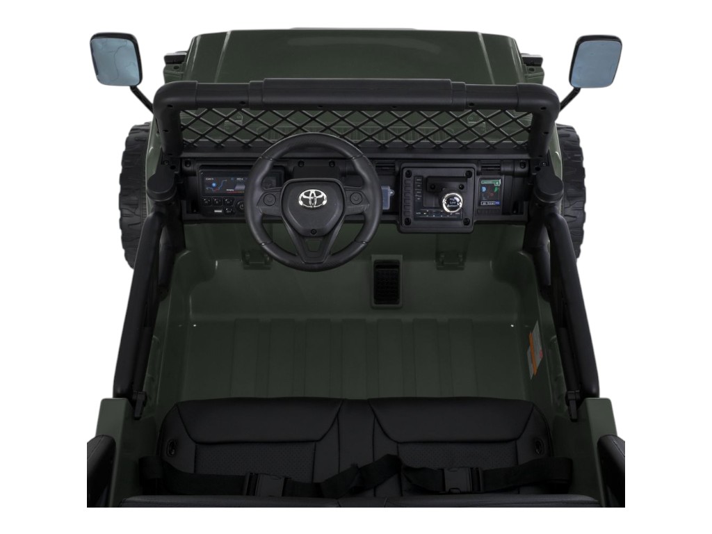 Детский электромобиль Джип Toyota 2566AEBLR-1(24V), 4 мотора35W, 1акум24V7AH, хаки, Bambi Racer