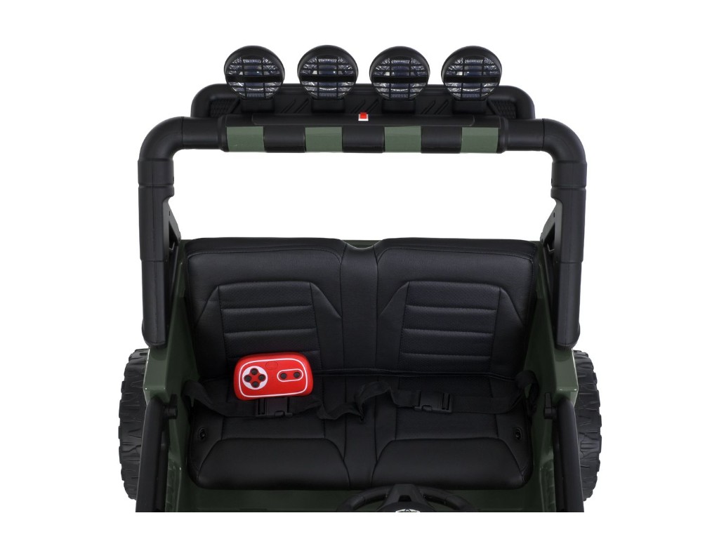 Детский электромобиль Джип Toyota 2566AEBLR-1(24V), 4 мотора35W, 1акум24V7AH, хаки, Bambi Racer