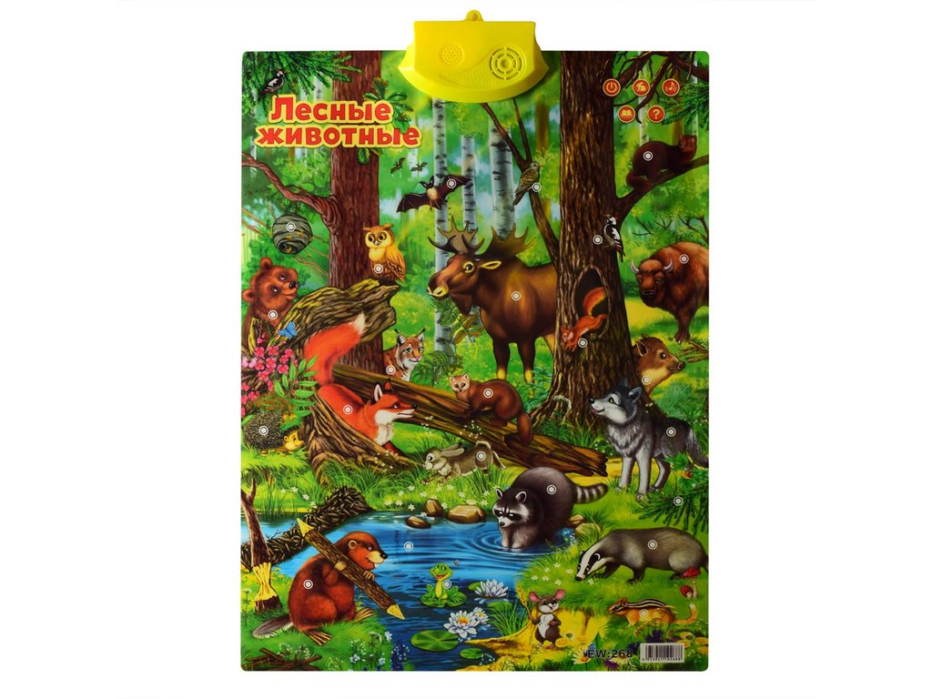 Плакат Лесные животные. 268