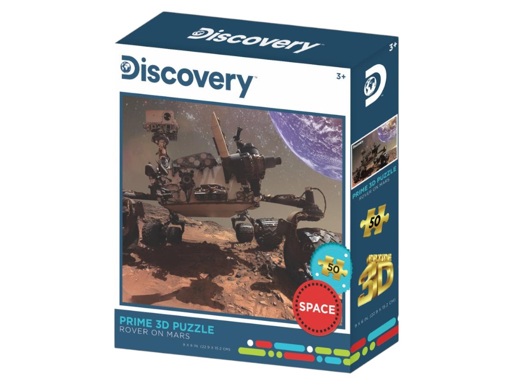 Пазл 3D Марсоход в космосе, 50 деталей