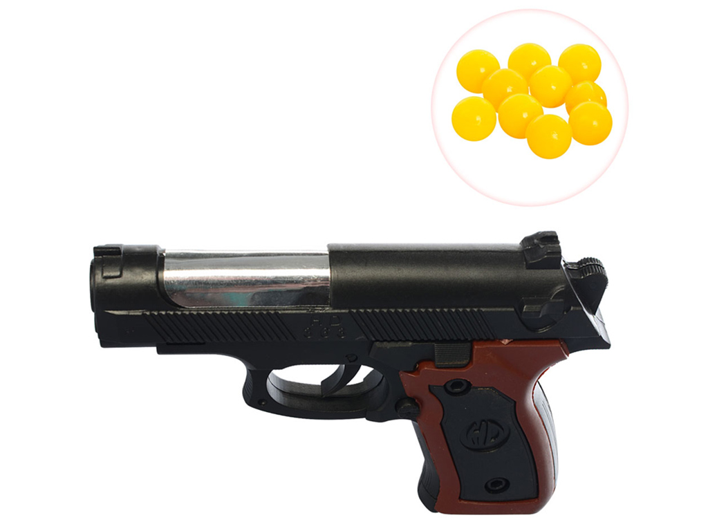 Пістолет іграшковий на кульках 13 см. 363