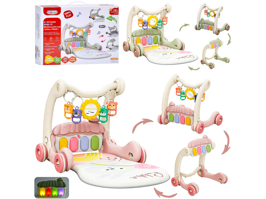 Каталка-ходунки 2в1. 368-45A-B