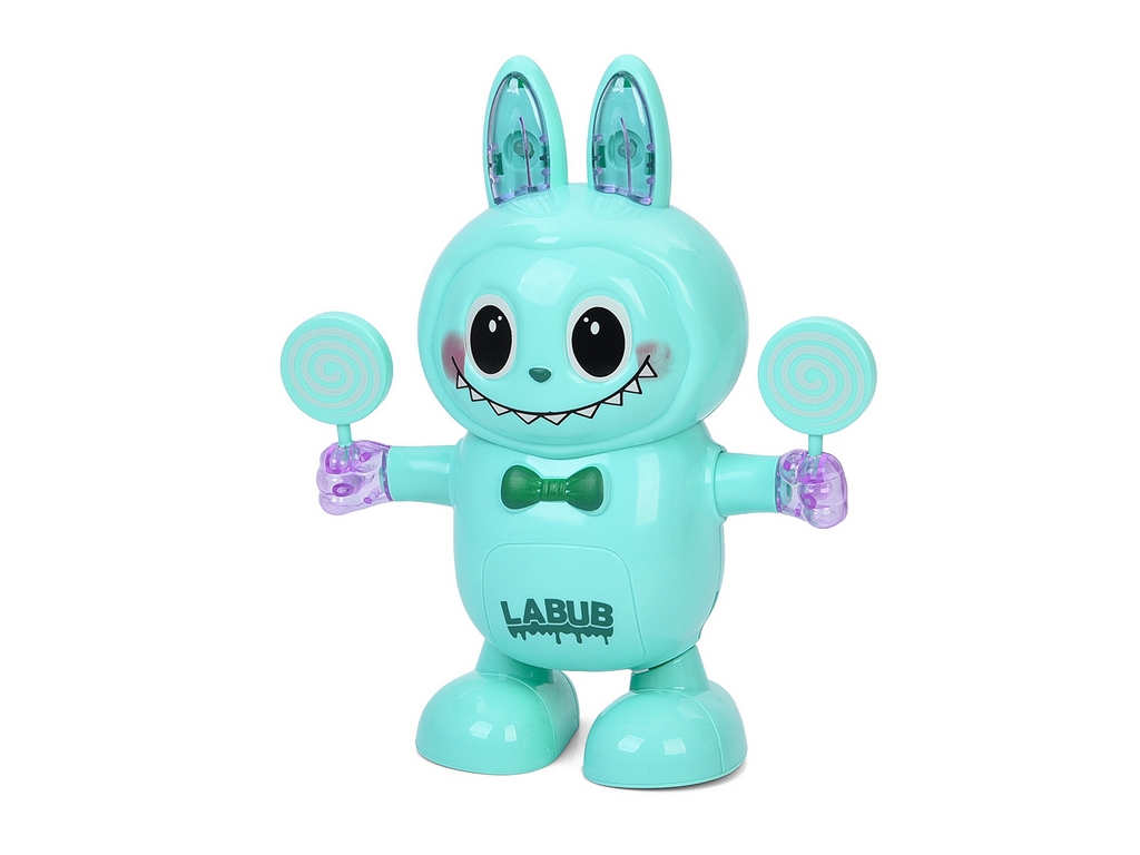 Музична іграшка Labubu 01-23, 22 см,танцює, 3 кольори