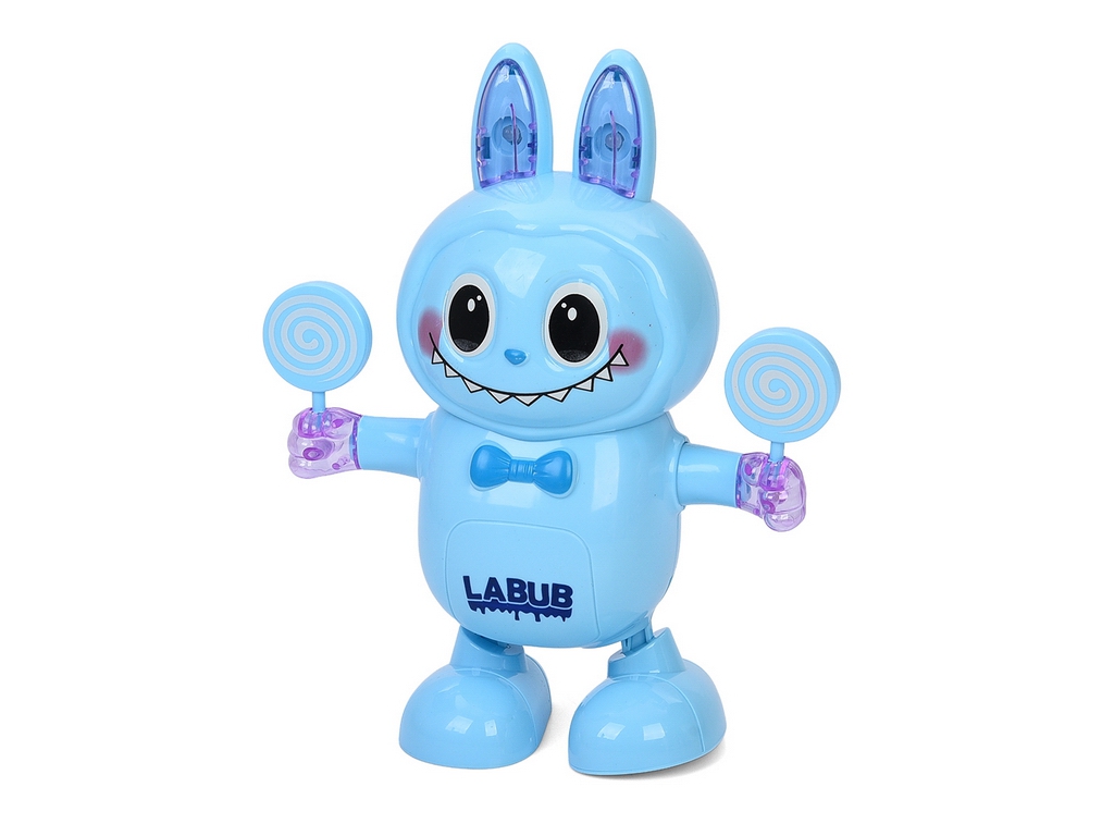 Музична іграшка Labubu 01-23, 22 см,танцює, 3 кольори