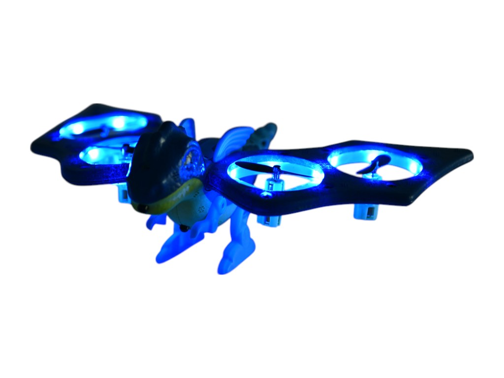 Іграшка квадрокоптер дракон Dragon Drone 4D-V48, 22,5 см, світиться, акумулятор і пульт