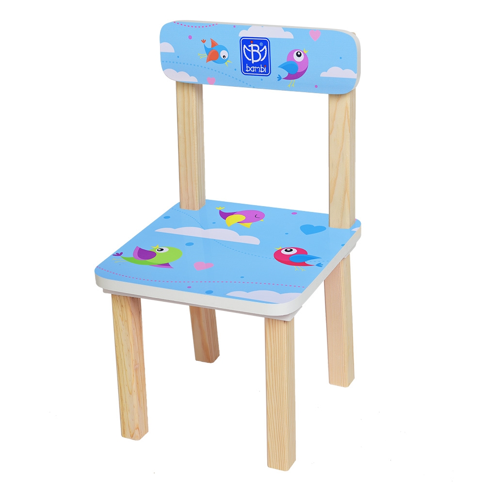 Детский столик со стульчиками Птички. Bambi 501-39