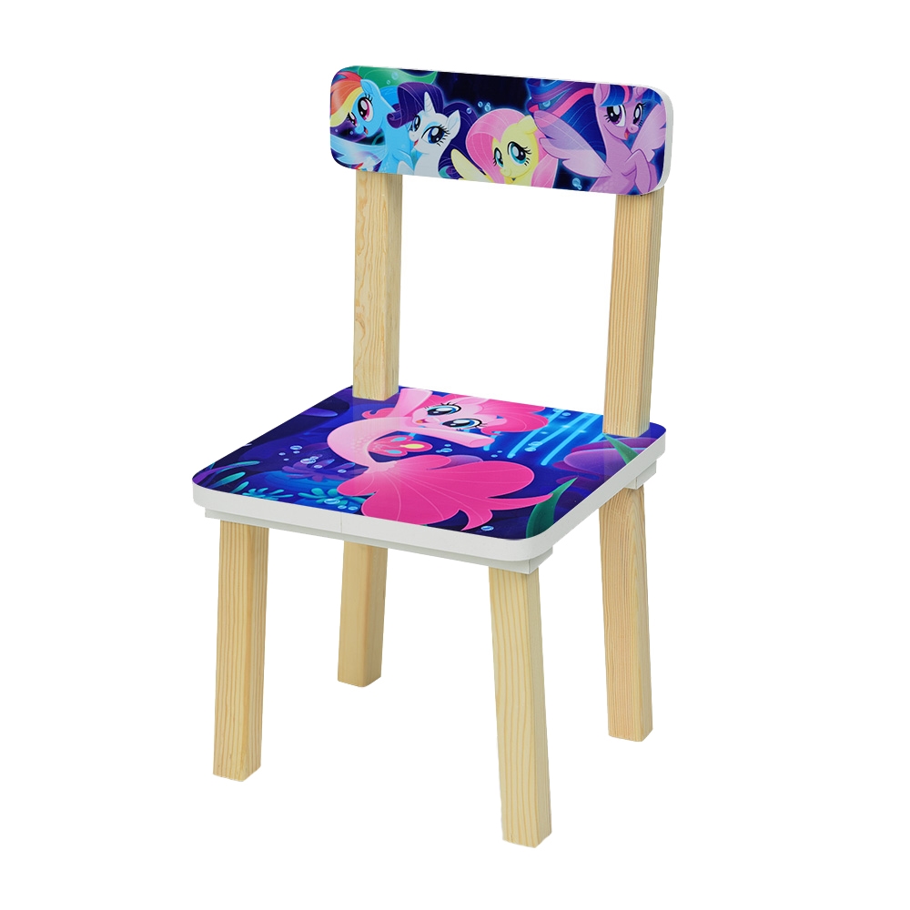 Детский столик деревянный со стульчиками Little Pony. Bambi 501-55