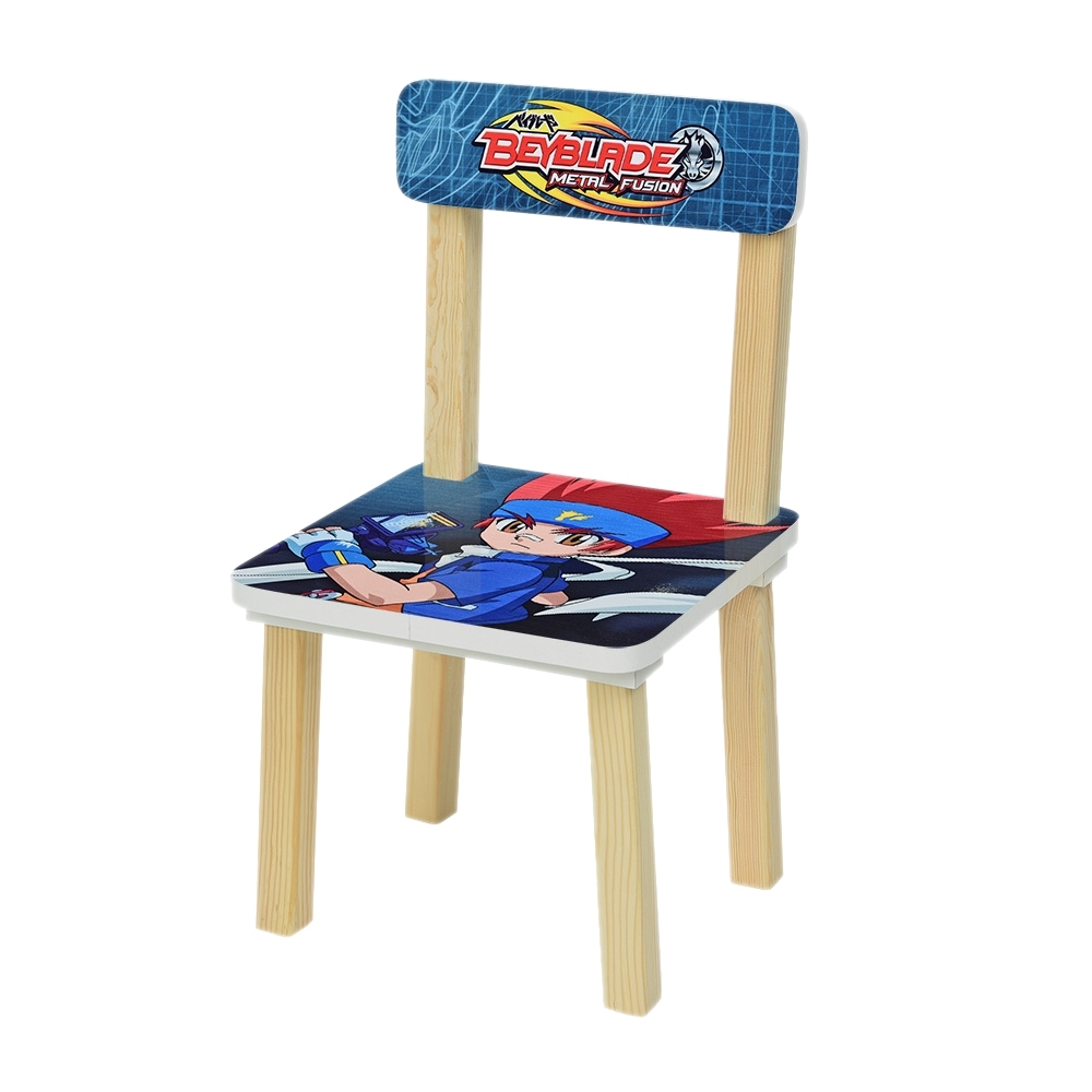 Детский столик деревянный со стульчиками BeyBlade. Bambi 501-56