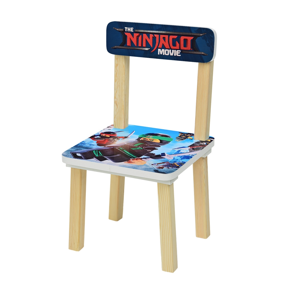 Детский столик деревянный со стульчиками Ninjago. Bambi 501-57