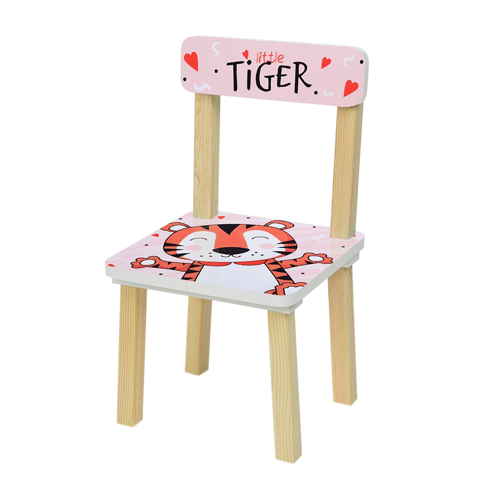 Детский столик деревянный со стульчиками Little Tiger. Bambi 501-59