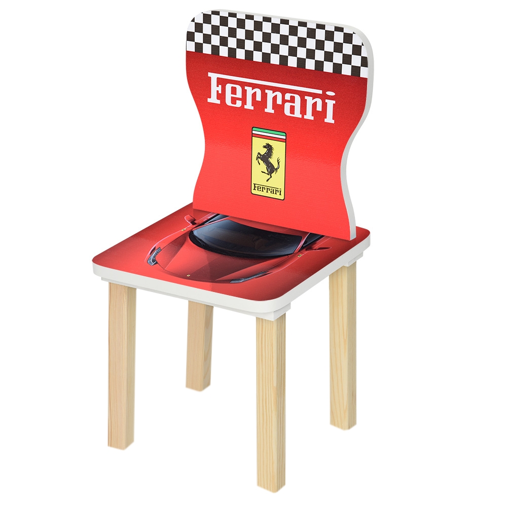 Детский столик деревянный со стульчиками Ferrari. Bambi 506-47