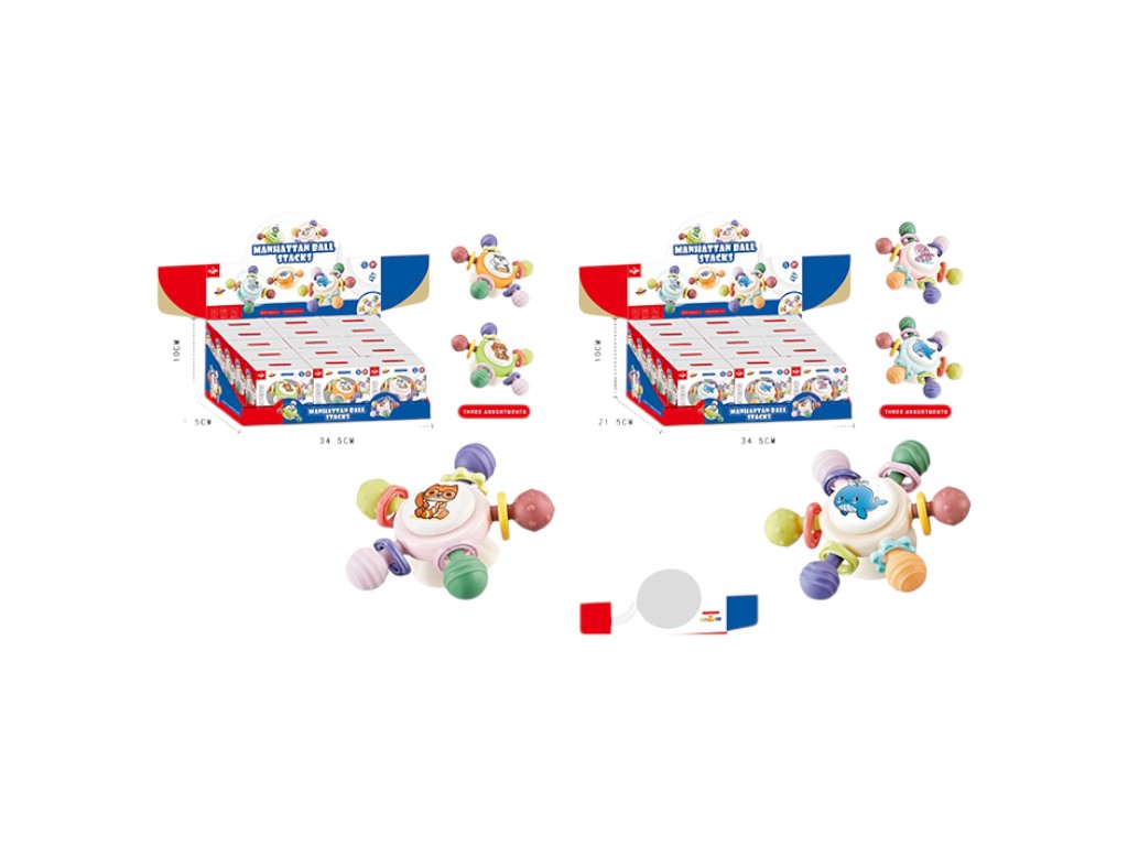 Игра-спинер, прорезыватель, сенсорная игра, присоска, 3 вида (цена за 1 шт)