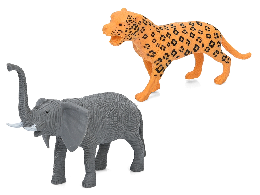 Фігурки ігрові динозаври та дикі тварини, 2 види, 8 см, BabyToys 564A-C (ціна за 1шт)