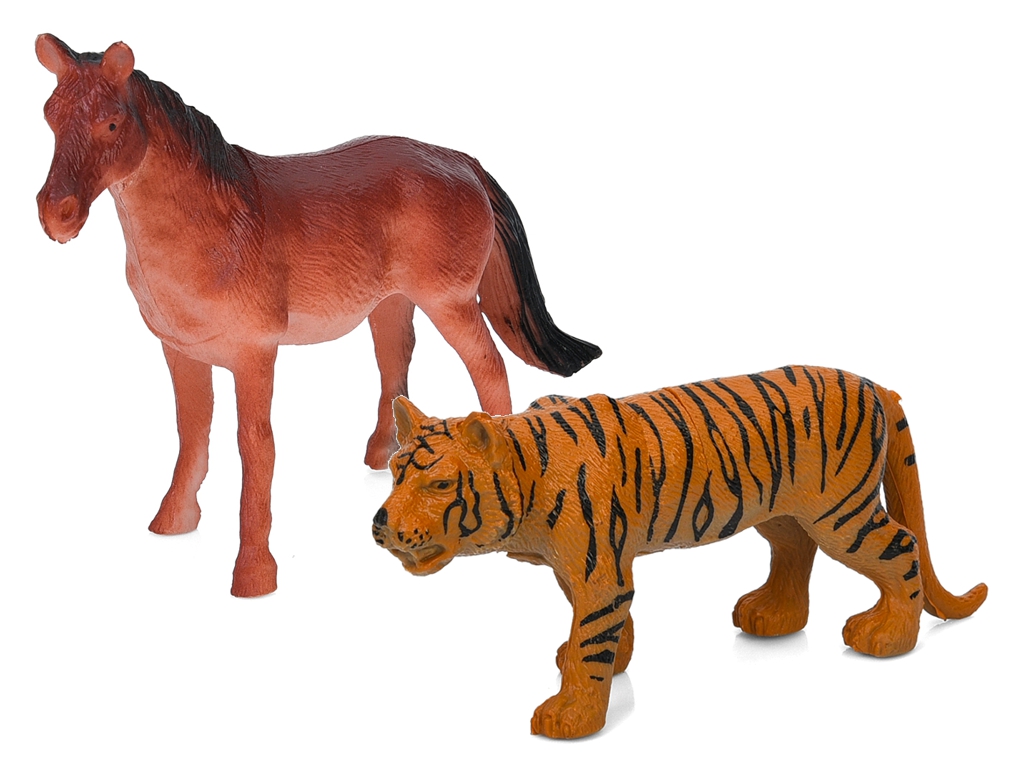Фігурки ігрові динозаври та дикі тварини, 2 види, 8 см, BabyToys 564A-C (ціна за 1шт)