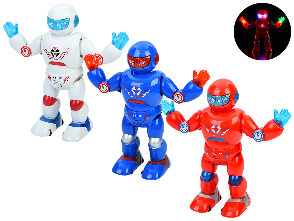 Робот интерактивный, 28,5 см, музыка, свет, танцы, 3 цвета